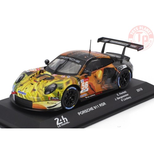 1/43 PORSCHE 911 991 RSR 4.0L TEAM PROJECT N 56 WINNER LMGTE AM CLASS 24h LE MANS 2019 BERGMEISTER - LINDSEY - PERFETTI E67 M...