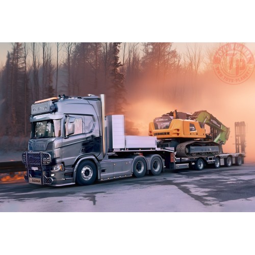 1/50 Scania R 6x4 + 4 axle MCOS Øst-Riv (no carico) IMC 32-0280 IMC MODELS