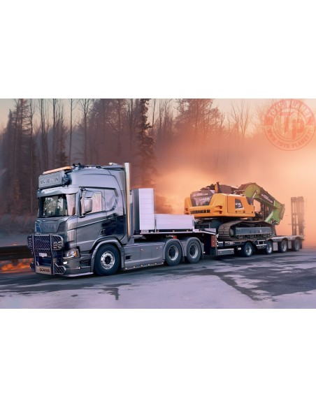 1/50 Scania R 6x4 + 4 axle MCOS Øst-Riv (no carico) IMC 32-0280 IMC MODELS