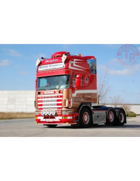 1/50 Scania Topline 4-serie 6x2 met 3-assige Stas kipper Ronny Ceusters TEKNO 88836 TEKNO