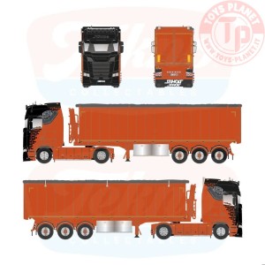 1/50 Scania Next Gen S-Highline met 3-assige Stas kipper Jutte Transport TEKNO 87696 TEKNO