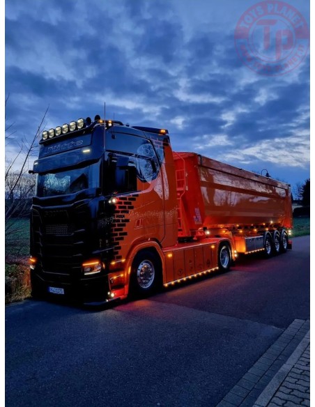 1/50 Scania Next Gen S-Highline met 3-assige Stas kipper Jutte Transport TEKNO 87696 TEKNO