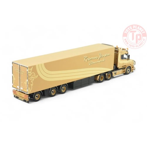 Scania 4-serie Torpedo met 3-assige koeloplegger Rasmus Jensen TEKNO 86458 TEKNO