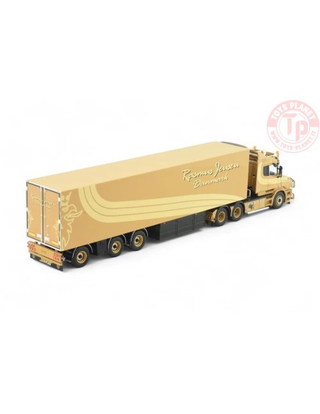 Scania 4-serie Torpedo met 3-assige koeloplegger Rasmus Jensen TEKNO 86458 TEKNO