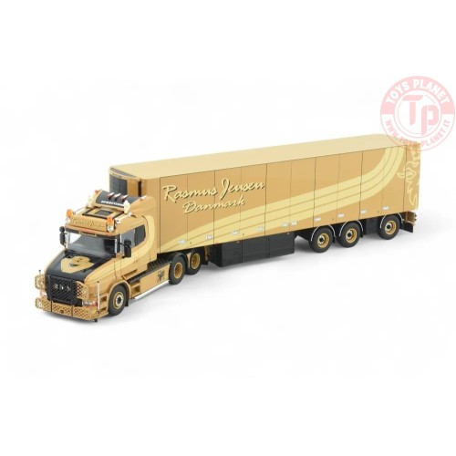 Scania 4-serie Torpedo met 3-assige koeloplegger Rasmus Jensen TEKNO 86458 TEKNO