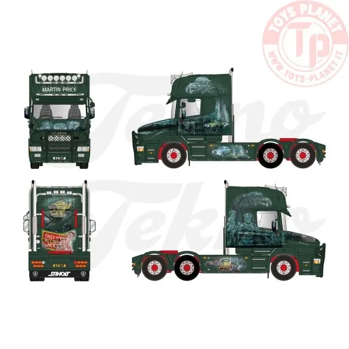 Scania 144 Torpedo 6x2 Martin Price TEKNO 85250 TEKNO