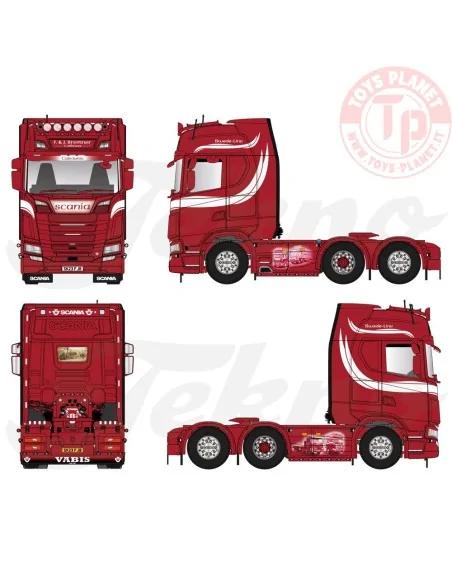 Scania Next Gen Highline wood chip combo F&J Bremner TEKNO 86818 TEKNO Scania Next Gen Highline wood chip combo F&J Bremner TEKNO 86818 TEKNO