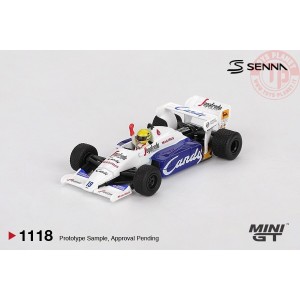 1/64 Toleman TG184 n19 Ayrton Senna 1984 Monaco Gra MGT01118-L Mini Gt