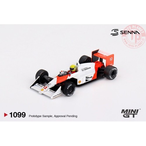 1/64 McLaren MP4/4 N12 Ayrton Senna 1988 Japanese Grand Prix Winner MGT01099-L Mini Gt