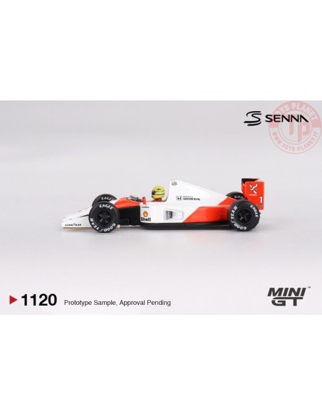 1/64 McLaren MP4/6 n1 Ayrton Senna 1991 Japanese Grand Prix 2nd Place MGT01120-L Mini Gt 1/64 McLaren MP4/6 n1 Ayrton Senna 1991 Japanese Grand Prix 2nd Place MGT01120-L Mini Gt