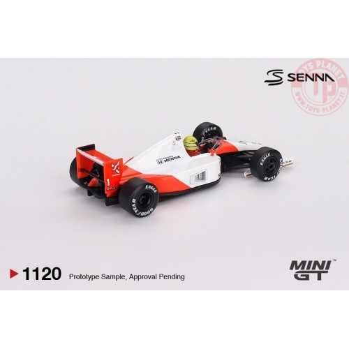 1/64 McLaren MP4/6 n1 Ayrton Senna 1991 Japanese Grand Prix 2nd Place MGT01120-L Mini Gt