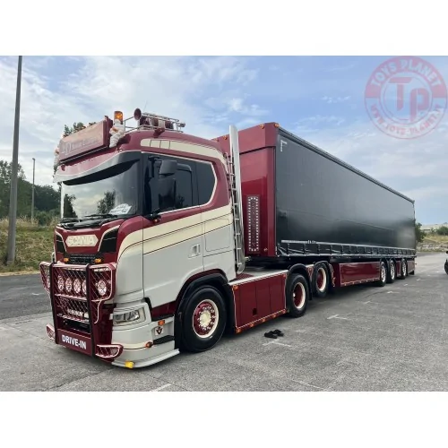 Scania Next Gen serie S con semirimorchio centinato LD Transport TEKNO 86023 TEKNO