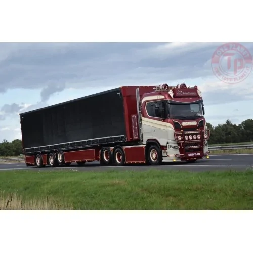 Scania Next Gen serie S con semirimorchio centinato LD Transport TEKNO 86023 TEKNO