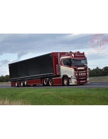 Scania Next Gen serie S con semirimorchio centinato LD Transport TEKNO 86023 TEKNO Scania Next Gen serie S con semirimorchio centinato LD Transport TEKNO 86023 TEKNO