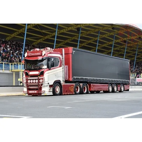 Scania Next Gen serie S con semirimorchio centinato LD Transport TEKNO 86023 TEKNO