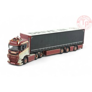 Scania Next Gen serie S con semirimorchio centinato LD Transport TEKNO 86023 TEKNO