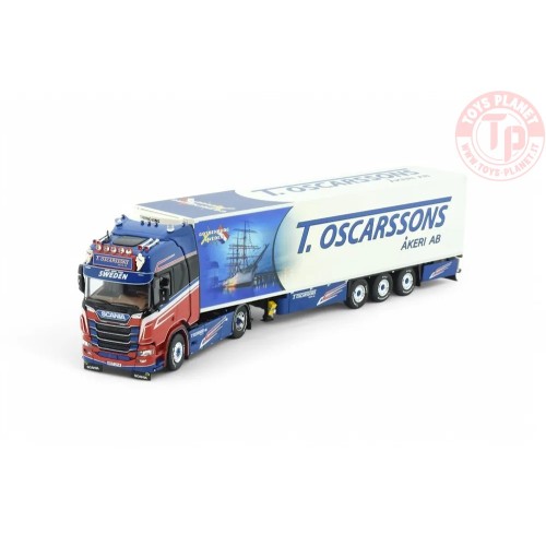 1/50 Scania Next Gen R-Highline 4x2 met 3-assige koeloplegger Oscarssons Akeri TEKNO 86020 TEKNO