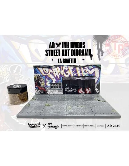 DIORAMA STREET ART LA LOWRIDER 2024 1:64 AD-2423 AMERICAN DIORAMA