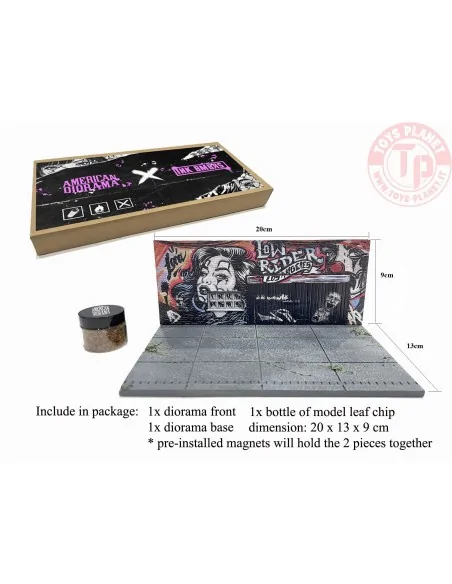 DIORAMA STREET ART LA LOWRIDER 2024 1:64 AD-2423 AMERICAN DIORAMA