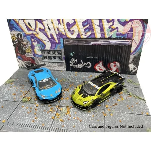DIORAMA STREET ART LA GRAFFITI 2024 1:64 AD-2424 AMERICAN DIORAMA