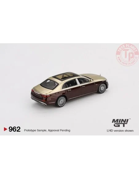 MERCEDES-MAYBACH S680 GOLD / DARK RED METALLIC 2024 1:64 MGT00962-L MINI GT