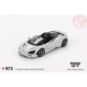 MCLAREN 750S SPIDER CIRRUS GREY 2024 1:64 MGT00973-L MINI GT