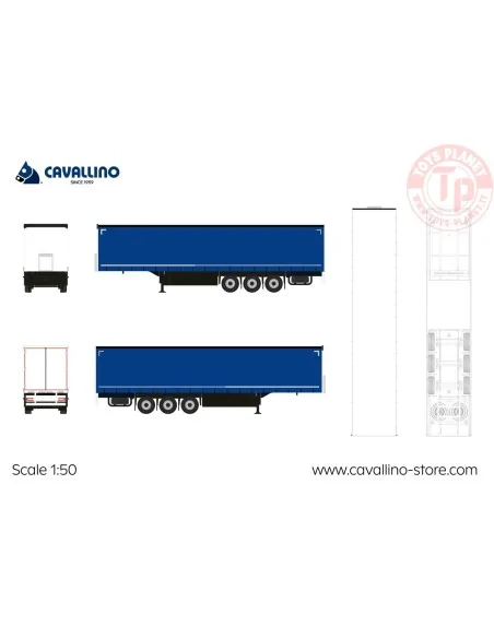 Curtainside Trailer 3 Axle CAVALLINO 22-1204 CAVALLINO