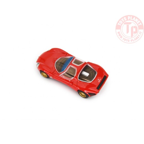 1/64 Alfa Romeo 33 Coupè Stradale 1967 Prototipo Rosso LAUDORACING MLCP0001 LAUDORACING