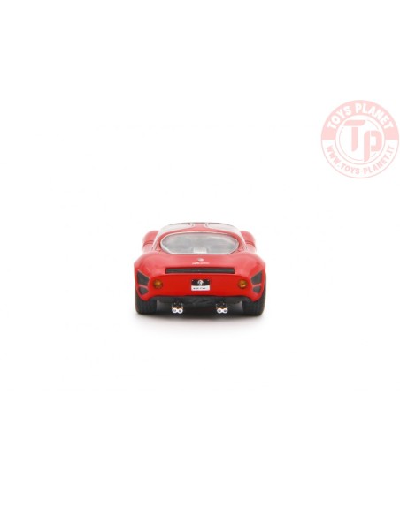 1/64 Alfa Romeo 33 Coupè Stradale 1967 Prototipo Rosso LAUDORACING MLCP0001 LAUDORACING