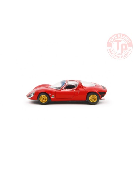 1/64 Alfa Romeo 33 Coupè Stradale 1967 Prototipo Rosso LAUDORACING MLCP0001 LAUDORACING