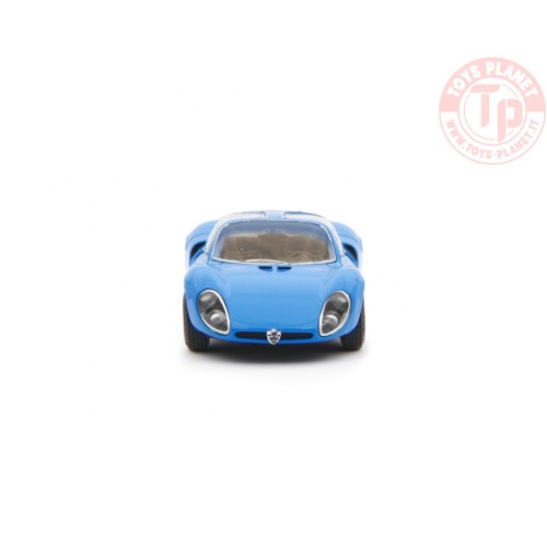 1/64 Alfa Romeo 33 Coupè Stradale 1967 Prototipo Blu LAUDORACING MLCP0002 LAUDORACING