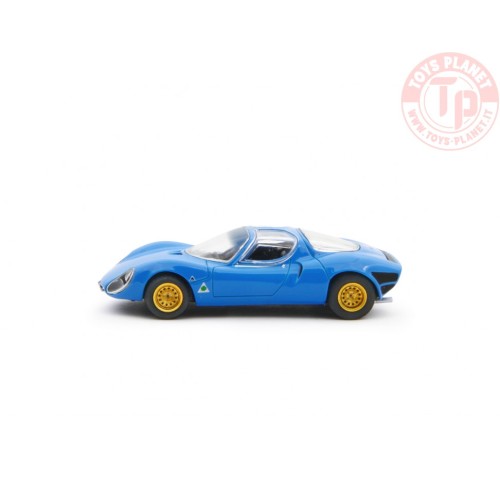 1/64 Alfa Romeo 33 Coupè Stradale 1967 Prototipo Blu LAUDORACING MLCP0002 LAUDORACING