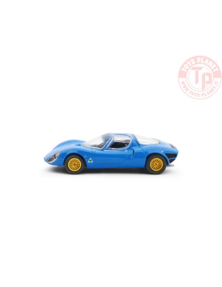 1/64 Alfa Romeo 33 Coupè Stradale 1967 Prototipo Blu LAUDORACING MLCP0002 LAUDORACING
