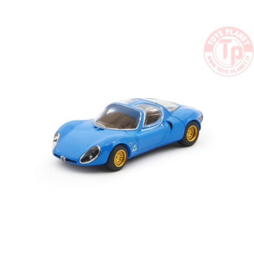 1/64 Alfa Romeo 33 Coupè Stradale 1967 Prototipo Blu LAUDORACING MLCP0002 LAUDORACING