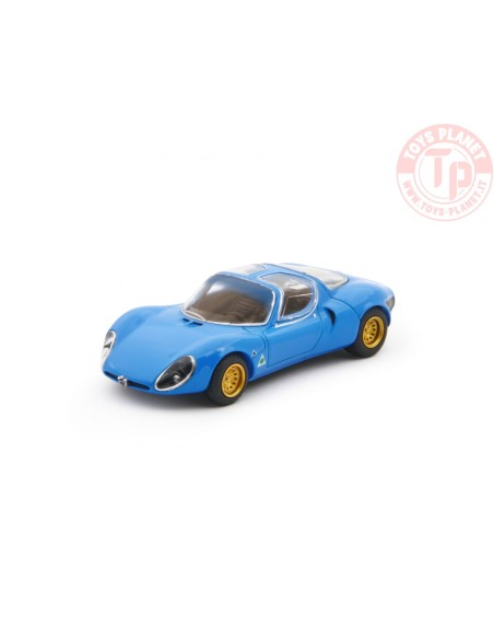 1/64 Alfa Romeo 33 Coupè Stradale 1967 Prototipo Blu LAUDORACING MLCP0002 LAUDORACING