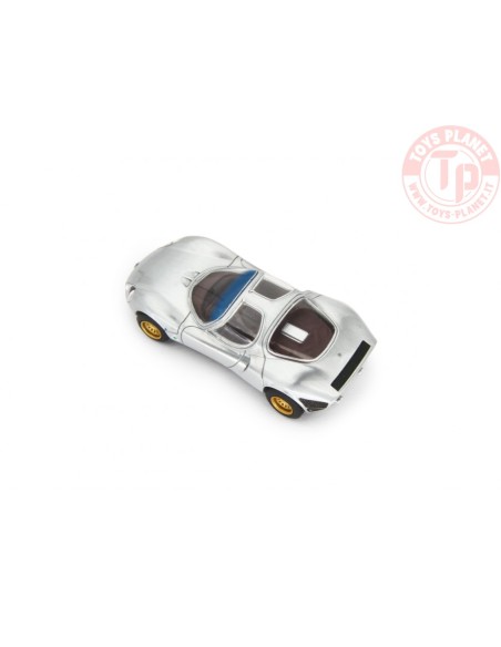 1/64 Alfa Romeo 33 Coupè Stradale 1967 Prototipo Grigio Met LAUDORACING MLCP0003 LAUDORACING