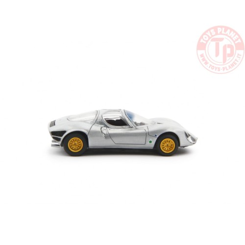 1/64 Alfa Romeo 33 Coupè Stradale 1967 Prototipo Grigio Met LAUDORACING MLCP0003 LAUDORACING