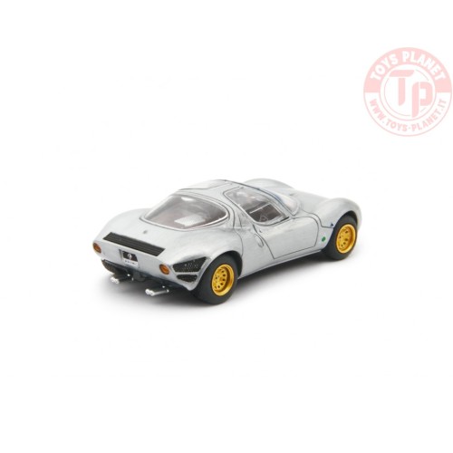 1/64 Alfa Romeo 33 Coupè Stradale 1967 Prototipo Grigio Met LAUDORACING MLCP0003 LAUDORACING