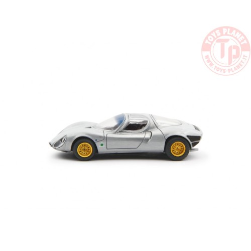 1/64 Alfa Romeo 33 Coupè Stradale 1967 Prototipo Grigio Met LAUDORACING MLCP0003 LAUDORACING