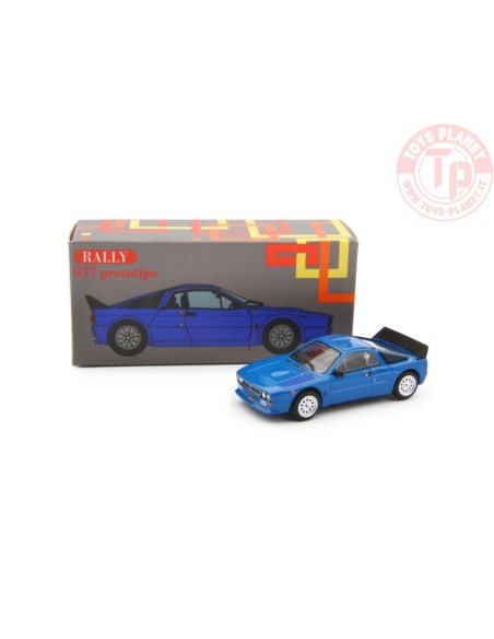 1/64 Lancia 037 Rally Stradale Prototipo 1982 Blu LAUDORACING MLCP0009 LAUDORACING
