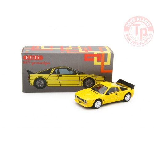 1/64 Lancia 037 Rally Stradale Prototipo 1982 Giallo LAUDORACING MLCP0010 LAUDORACING