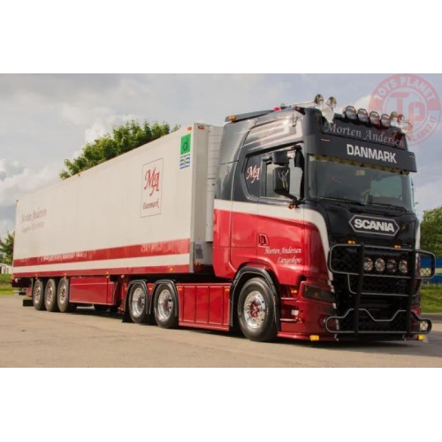 1/50 Scania Next Gen S-serie Highline met 3-assige koeloplegger Morten Andersen TEKNO 88846 TEKNO