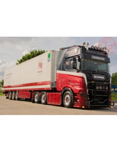 1/50 Scania Next Gen S-serie Highline met 3-assige koeloplegger Morten Andersen TEKNO 88846 TEKNO 1/50 Scania Next Gen S-serie Highline met 3-assige koeloplegger Morten Andersen TEKNO 88846 TEKNO