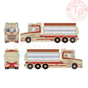 1/50 Scania Torpedo Highline 8x2 motorwagen met NCH systeem Per E. Nielsen TEKNO 87629 TEKNO