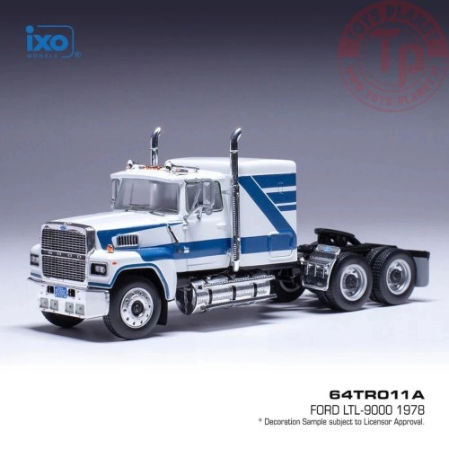1/64 FORD LTL-9000 1978 WHITE/BLUE 1:64 IXO 64TR011A MODELLISMO 1:64