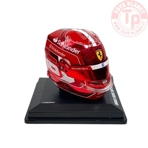 1/5 CASCO CHARLES LECLERC TEAM FERRARI HP SINGAPORE GP 2024 LSHEL006 CASCHI PILOTI 1/5
