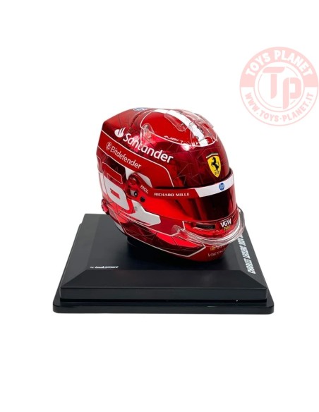 1/5 CASCO CHARLES LECLERC TEAM FERRARI HP SINGAPORE GP 2024 LSHEL006 CASCHI PILOTI 1/5