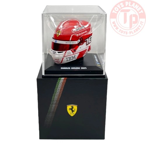1/5 CASCO CHARLES LECLERC TEAM FERRARI HP 2025 LSHEL009 CASCHI PILOTI 1/5