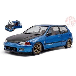 1/18 HONDA CIVIC (EG6) SOLIDO WORKS 1991 COBALT BLUE PEARL SL1810406 SOLIDO