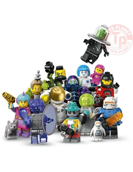 BOX 36 PEZZI MINIFIGURE LEGO SERIE SPACE LEGO 71046 BOX LEGO